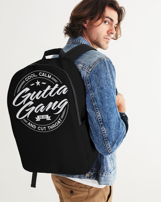 Gutta Gang Black Large Backpack