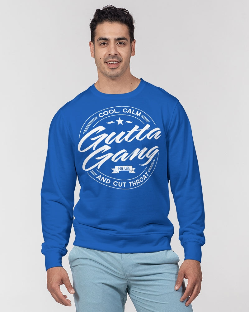 Classic Gutta Gang Blue Men's Crewneck Pullover