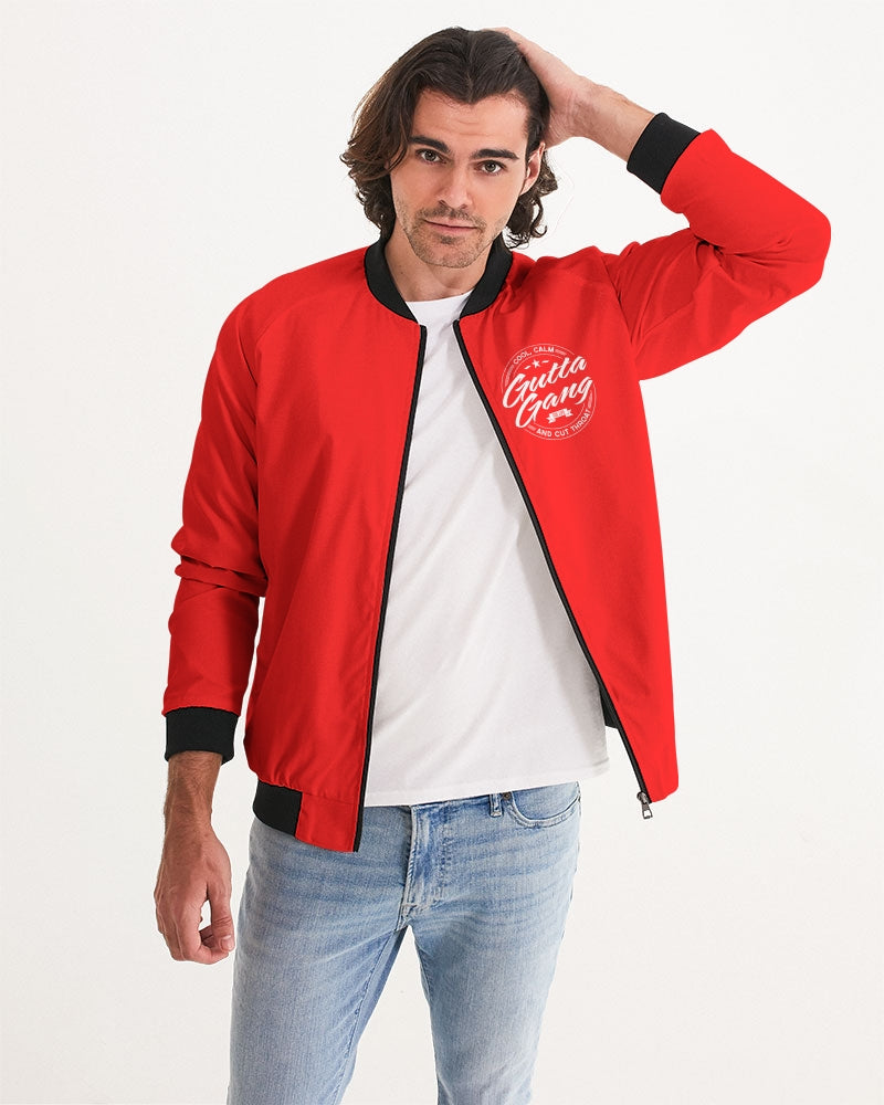 Classic Gutta Gang Red Men's Bomber Jacket