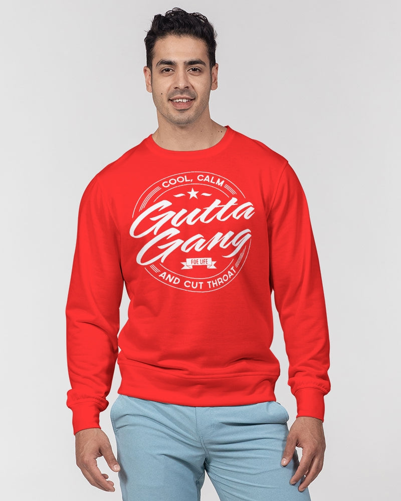 Classic Gutta Gang Red Men's Crewneck Pullover