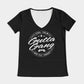 Classic Gutta Gang Black Women's V-Neck Tee