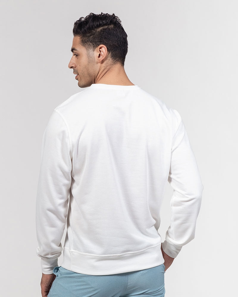 Gutta Gang Classic Men's White Crewneck Pullover