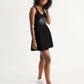 Classic Gutta Gang Black Women's Scoop Neck Skater Dress