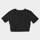 Classic Gutta Gang Black Women's Twist-Front Cropped Tee