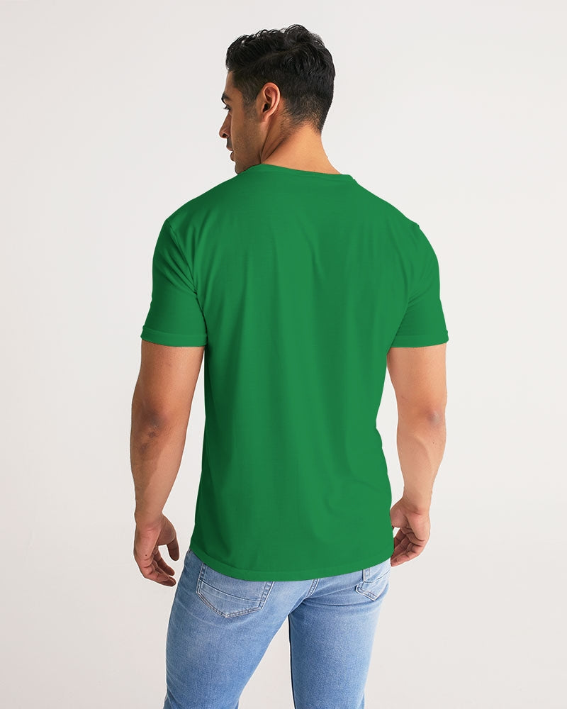 Classic Gutta Gang Men's Green with White Logo Tee