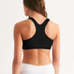 Classic Gutta Gang Black Women's Seamless Sports Bra