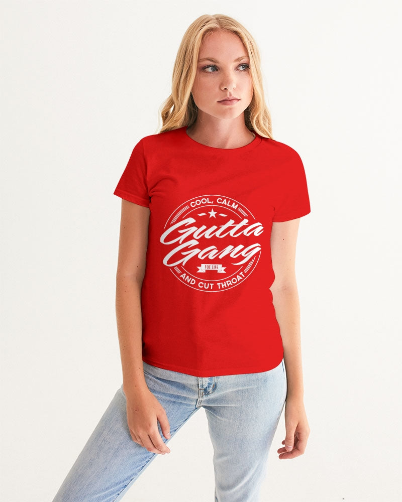 Gutta Gang white logo Women's Graphic Tee