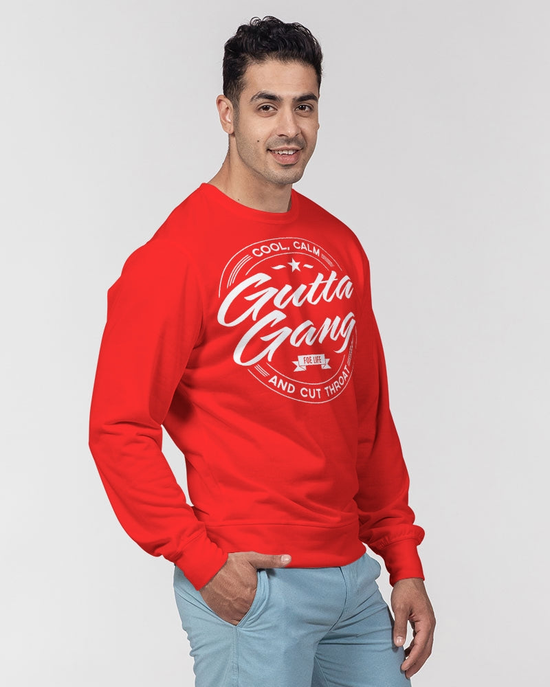 Classic Gutta Gang Red Men's Crewneck Pullover