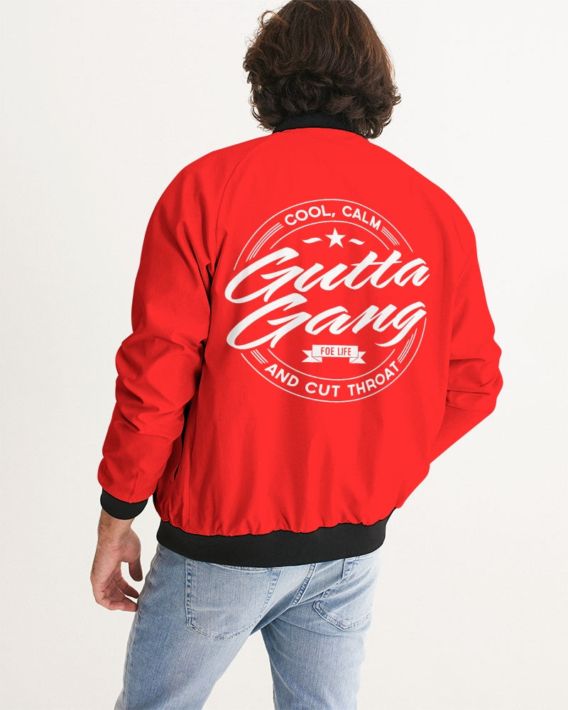 Classic Gutta Gang Red Men's Bomber Jacket