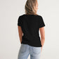 Classic Gutta Gang Black Women's V-Neck Tee
