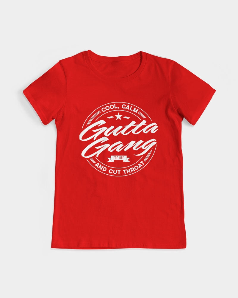 Gutta Gang white logo Women's Graphic Tee