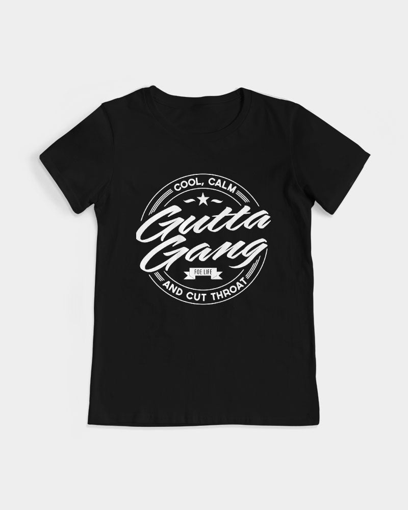 Gutta Gang white logo Women's Graphic Tee