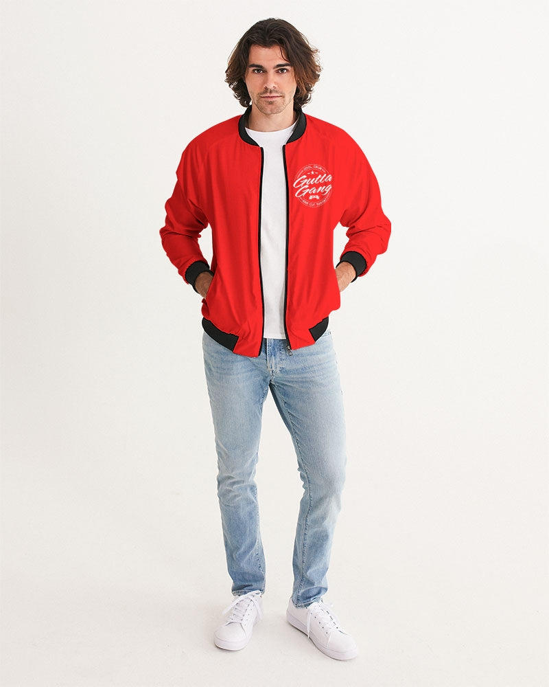 Classic Gutta Gang Red Men's Bomber Jacket