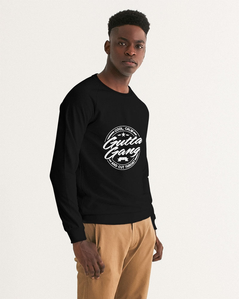 Gutta Gang white logo Men's Black Sweatshirt