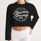 Classic Gutta Gang Black Women's Cropped Sweatshirt