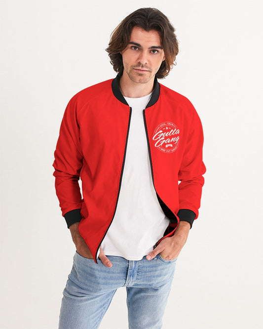 Classic Gutta Gang Red Men's Bomber Jacket