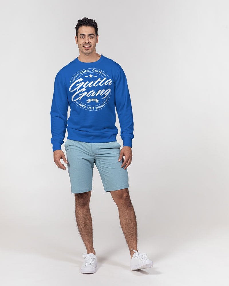 Classic Gutta Gang Blue Men's Crewneck Pullover