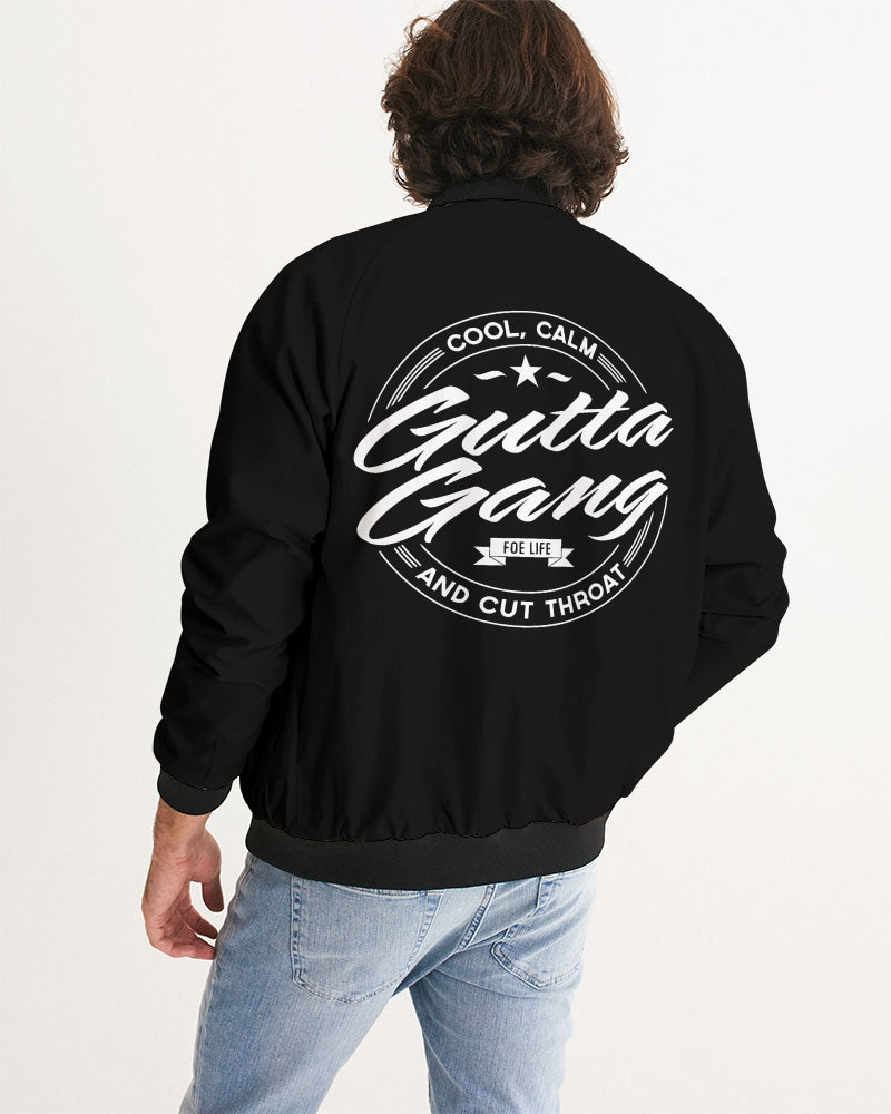 Classic Gutta Gang Black Men's Bomber Jacket