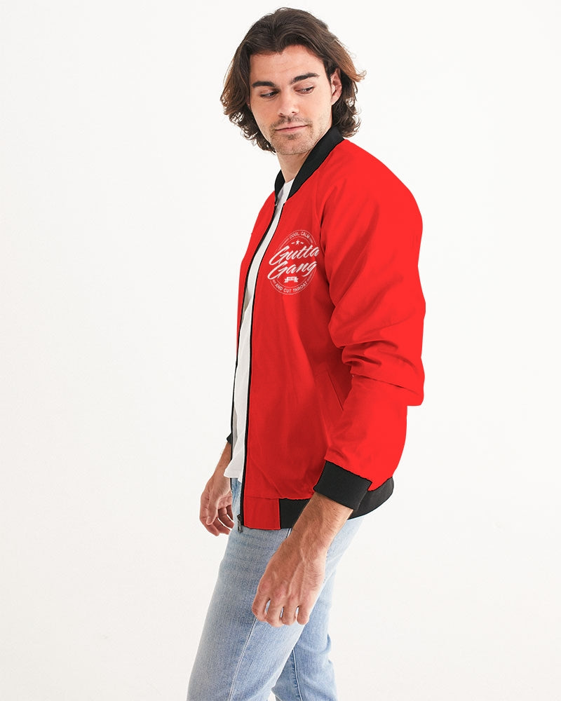 Classic Gutta Gang Red Men's Bomber Jacket