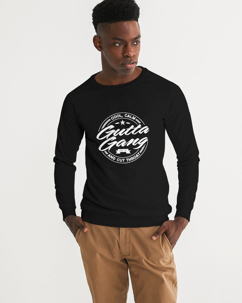 Gutta Gang white logo Men's Black Sweatshirt