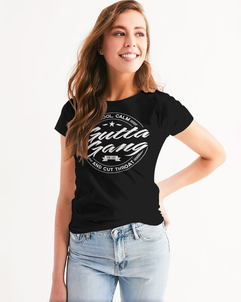 Classic Gutta Gang Black Women's Tee