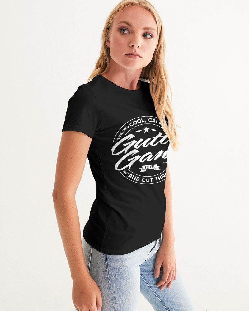 Gutta Gang white logo Women's Graphic Tee